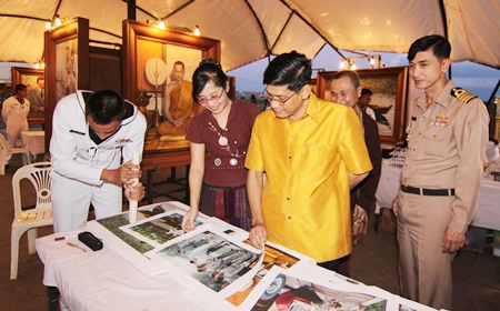 The “84 Paintings for the King’s 84th Birthday” exhibit which opened Nov. 8 at Rayong’s Ploenchai Field.
